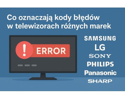 Co oznaczają kody błędów w telewizorach różnych marek – pełny poradnik z tabelą